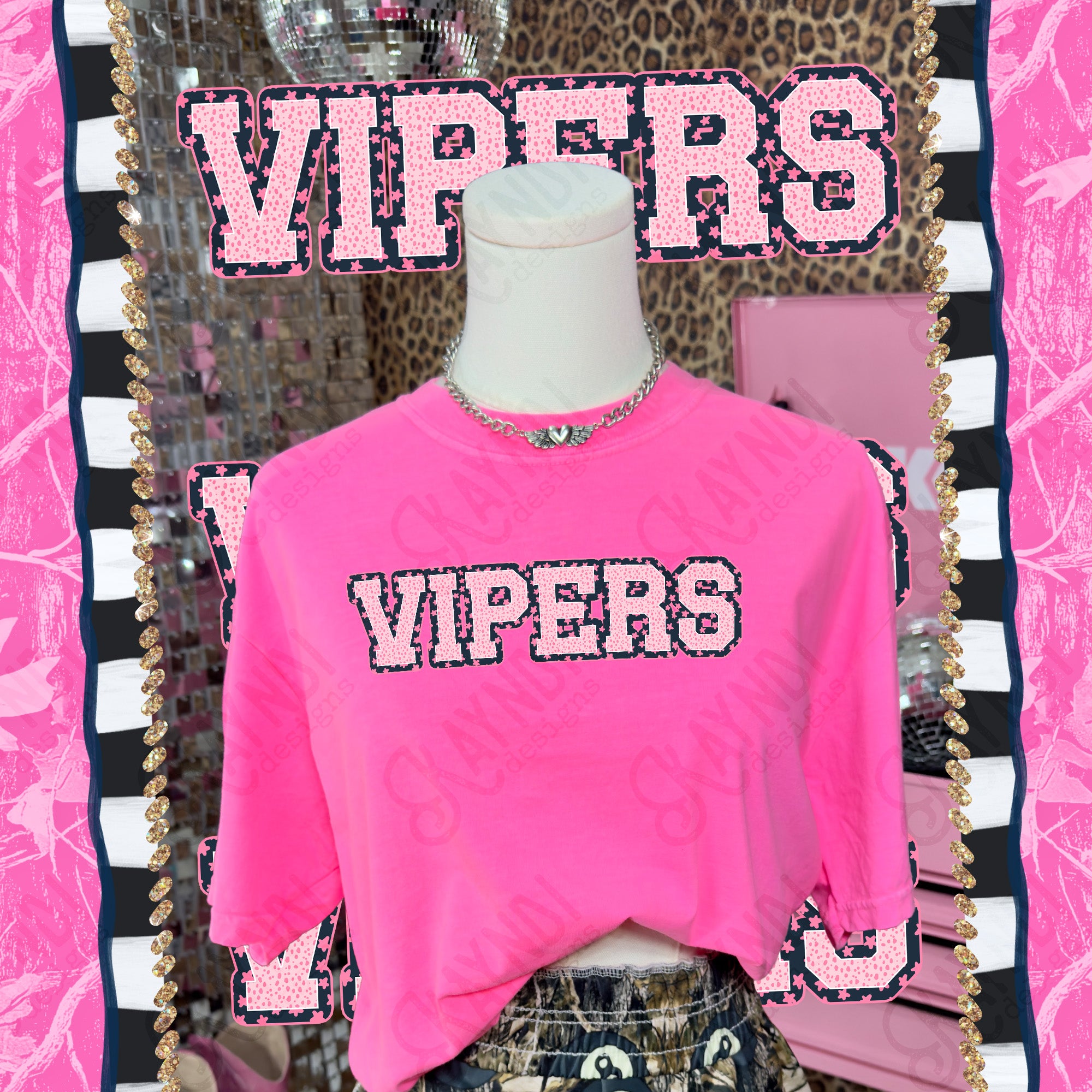 Varsity Stars Vipers mockup