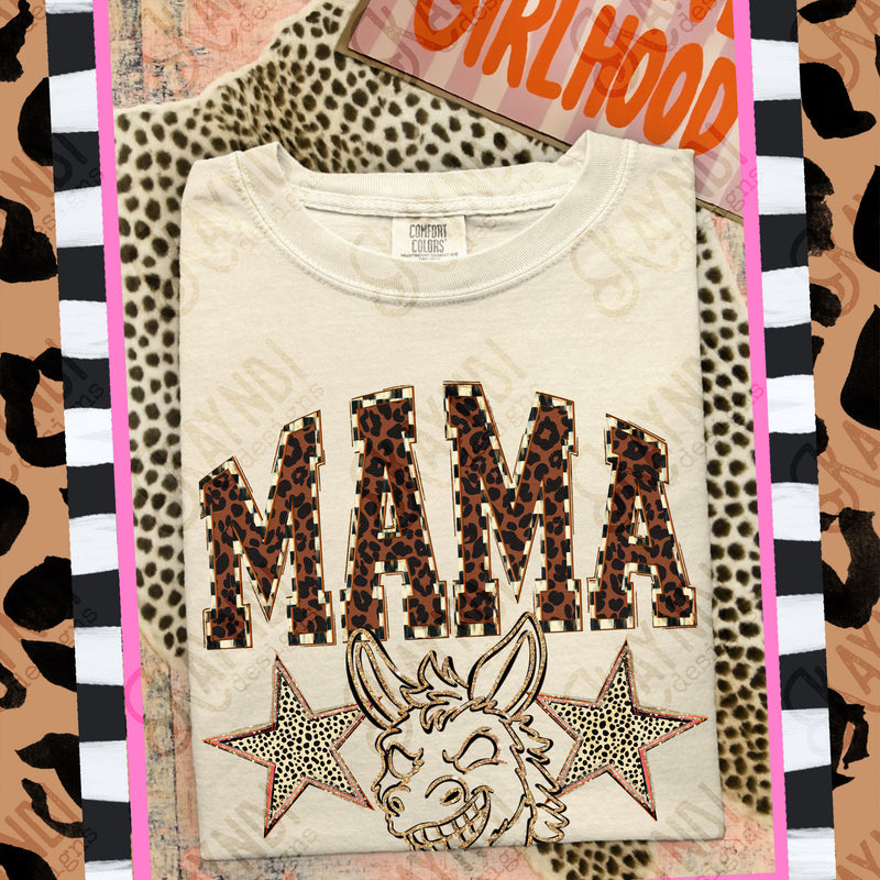 Wild Side Mama Mascots Donkeys mockup