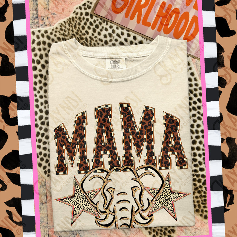 Wild Side Mama Mascots Elephants mockup