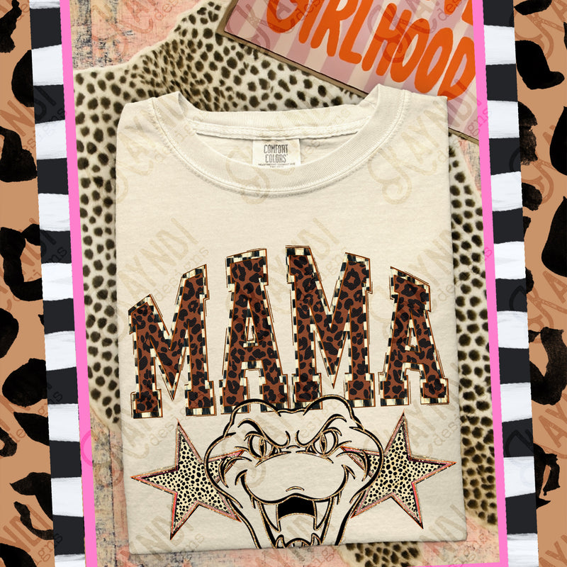 Wild Side Mama Mascots Fangs mockup