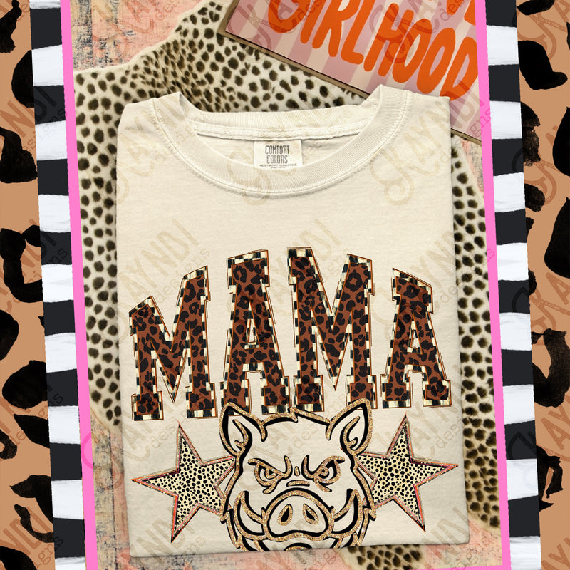 Wild Side Mama Mascots Hogs mockup