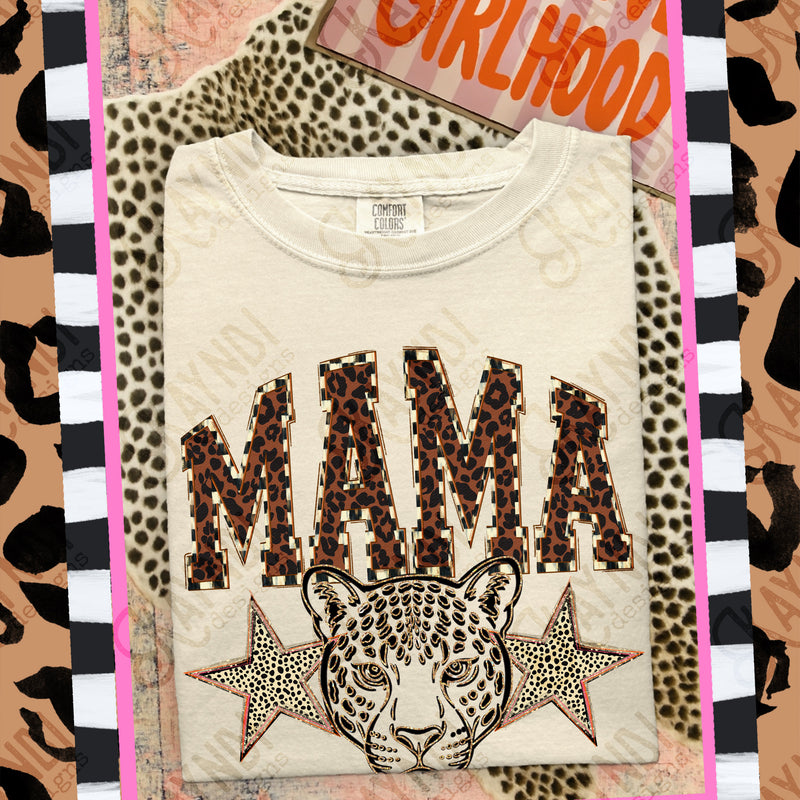 Wild Side Mama Mascots Leopards mockup