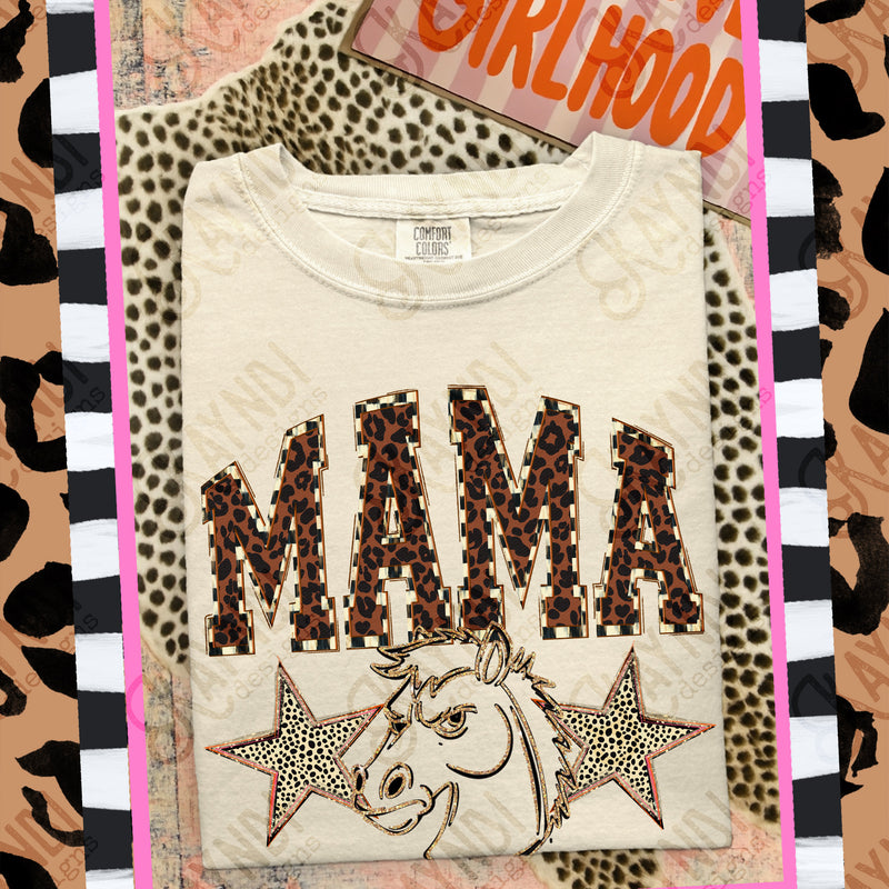 Wild Side Mama Mascots Mustangs mockup