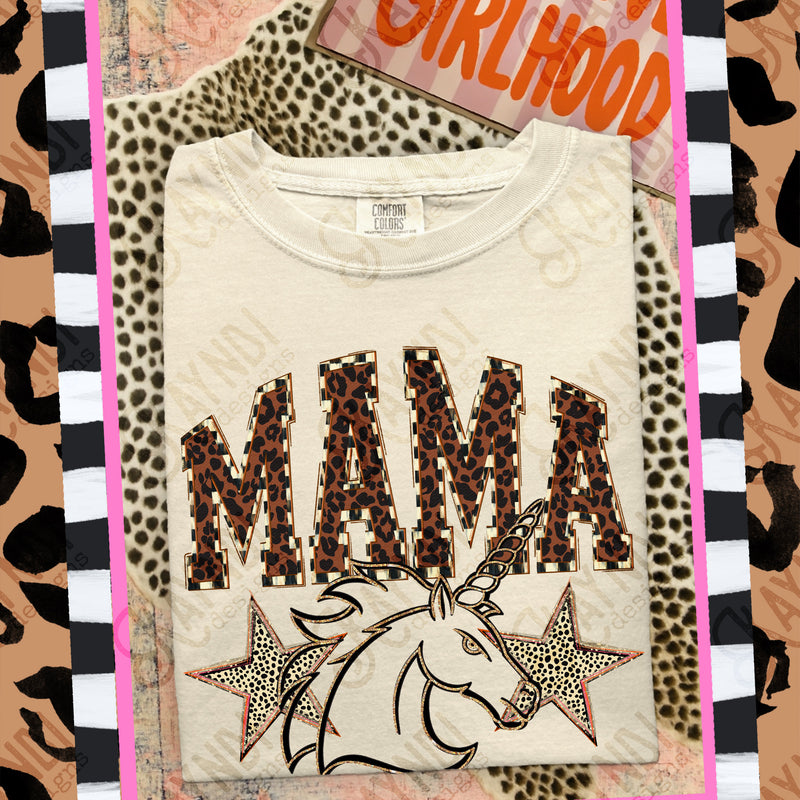 Wild Side Mama Mascots Unicorns mockup