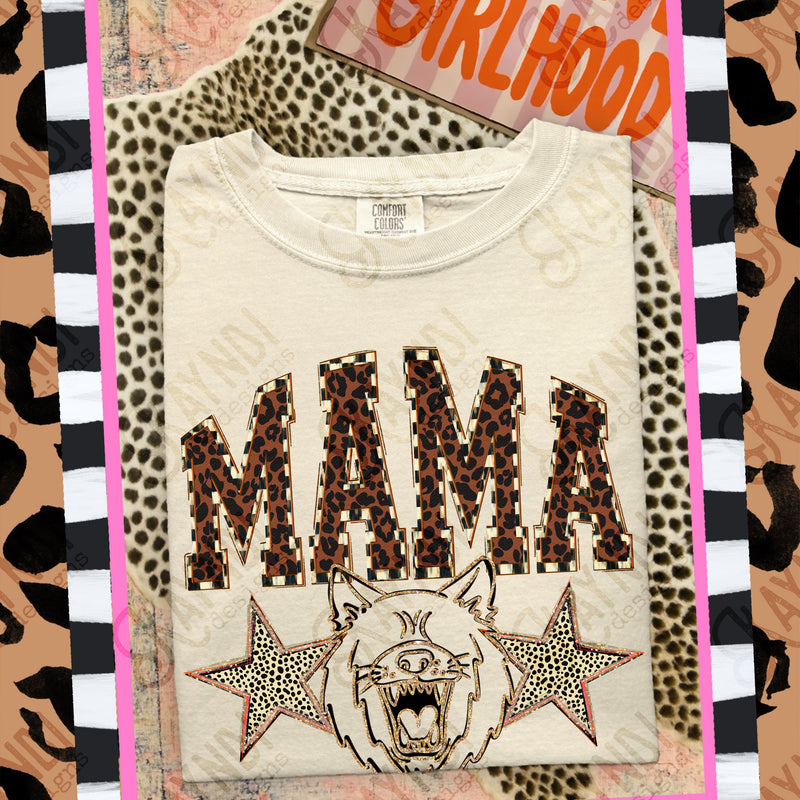 Wild Side Mama Mascots Wolves mockup