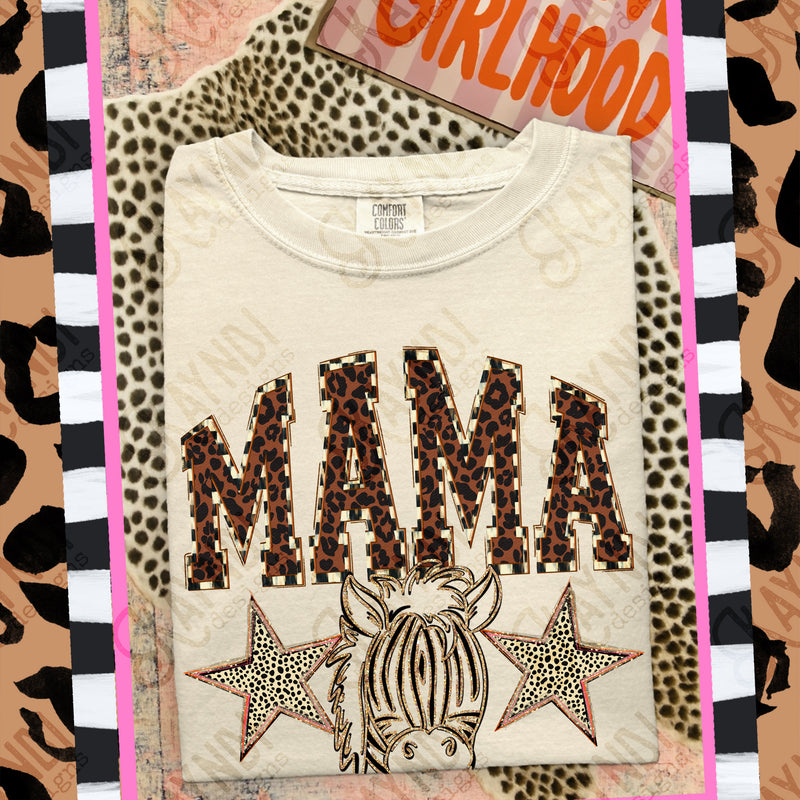 Wild Side Mama Mascots Zebras mockup