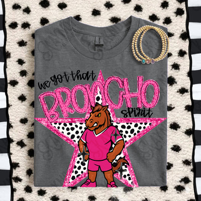 We Got That Spirit Broncho — Pink mockup