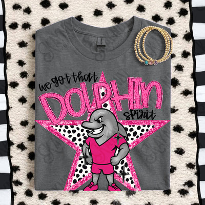 We Got That Spirit Dolphin — Pink mockup