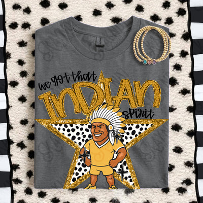 We Got That Spirit Indian — Gold mockup