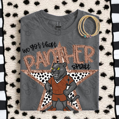 We Got That Spirit Panther — Brown mockup