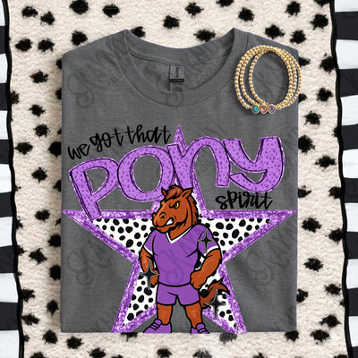 We Got That Spirit Pony — Purple mockup