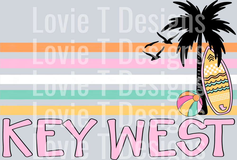 Key West Retro Stripe