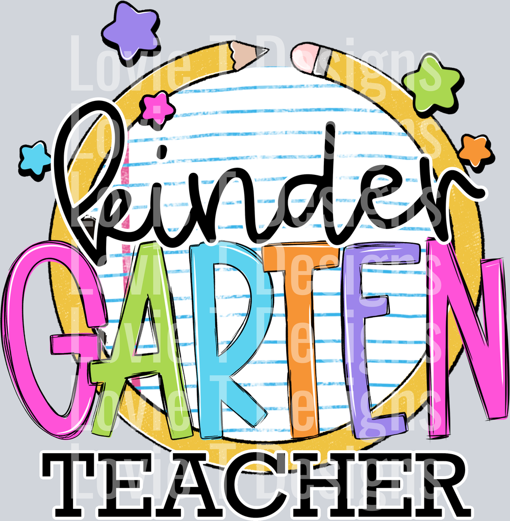 Kindergarten Teacher  Paper and Pencil