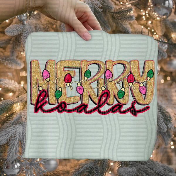 Merry Lights Mascots Koalas design