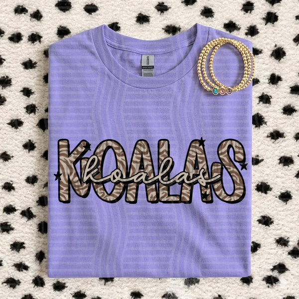 Zebra Mascots Koalas design