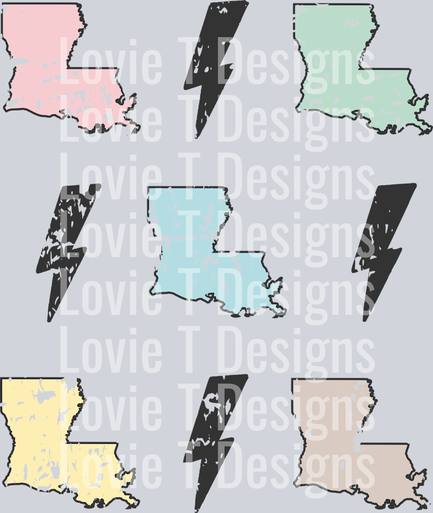 LA Distressed LB Collage