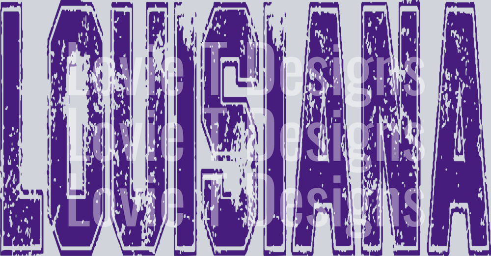 LA Purple Distressed