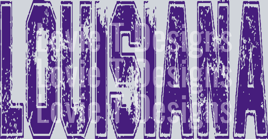 LA Purple Distressed