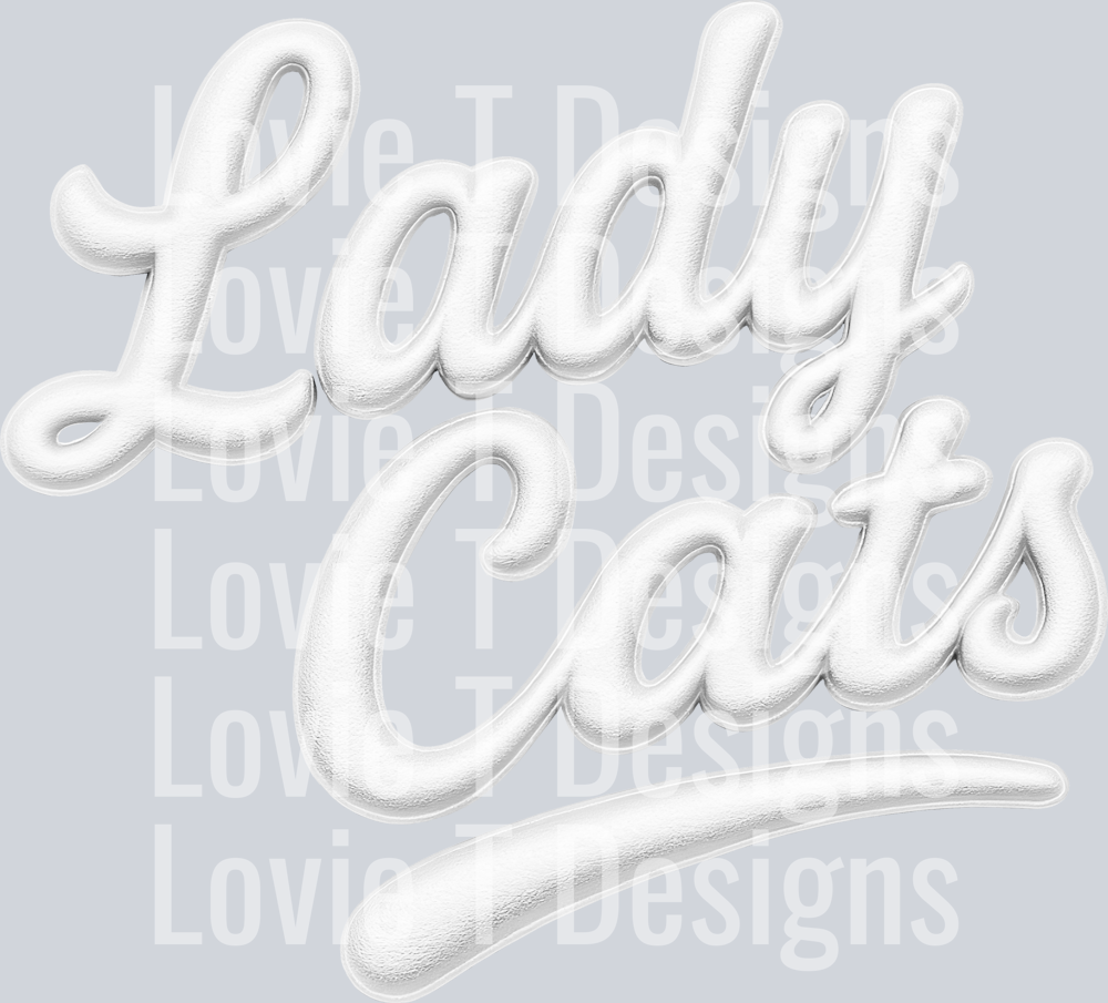 LADY CATS FAUX PUFF WHITE