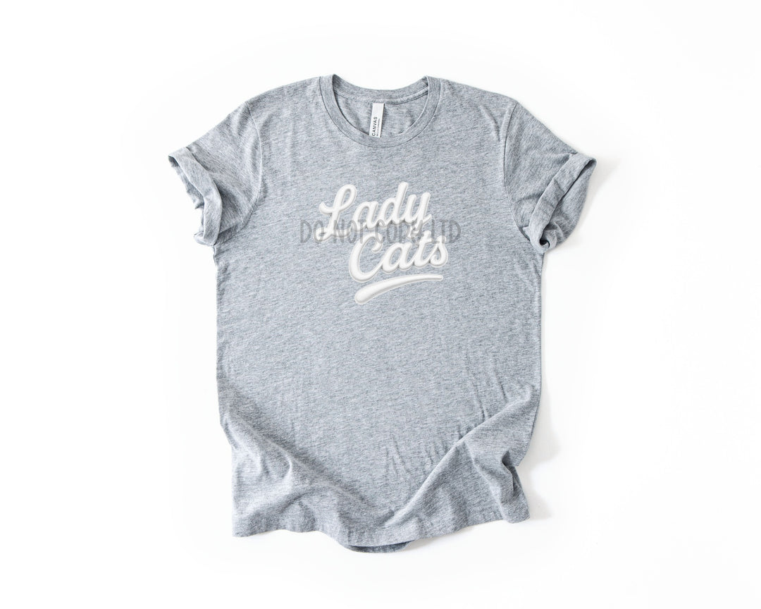 LADY CATS FAUX PUFF WHITE