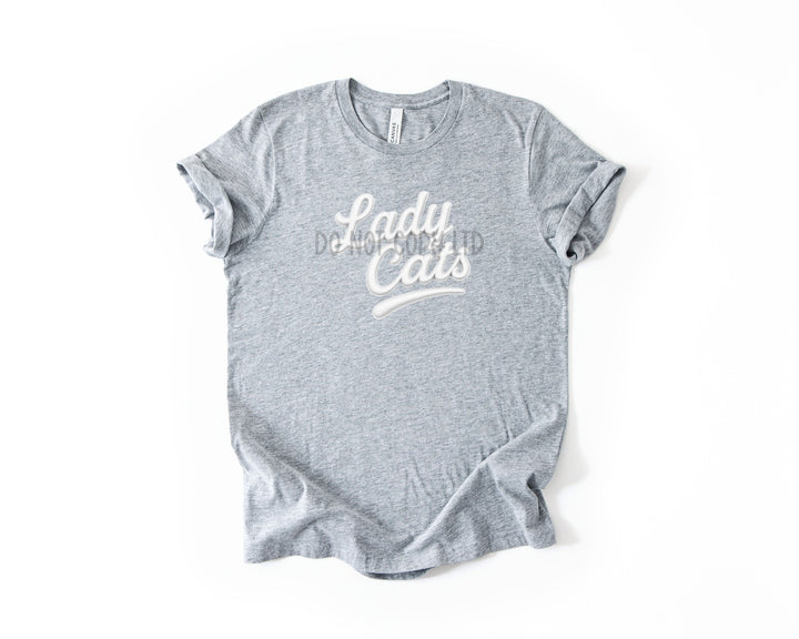 LADY CATS FAUX PUFF WHITE