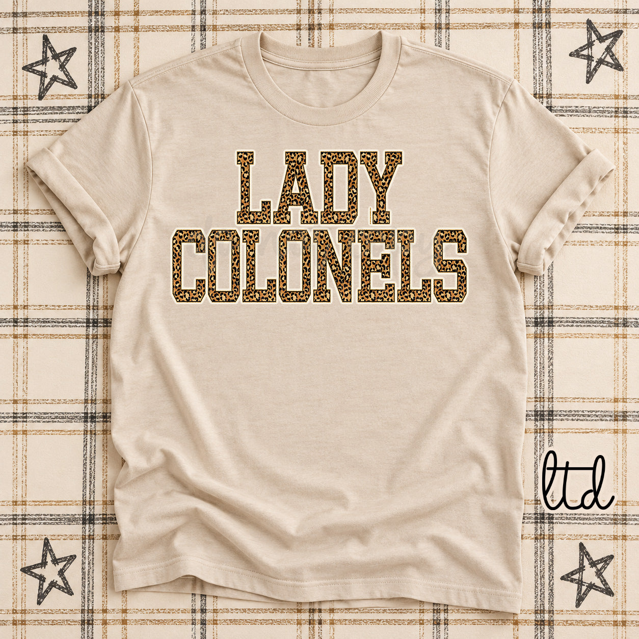 Dark Leopard Mascots Lady Colonels design