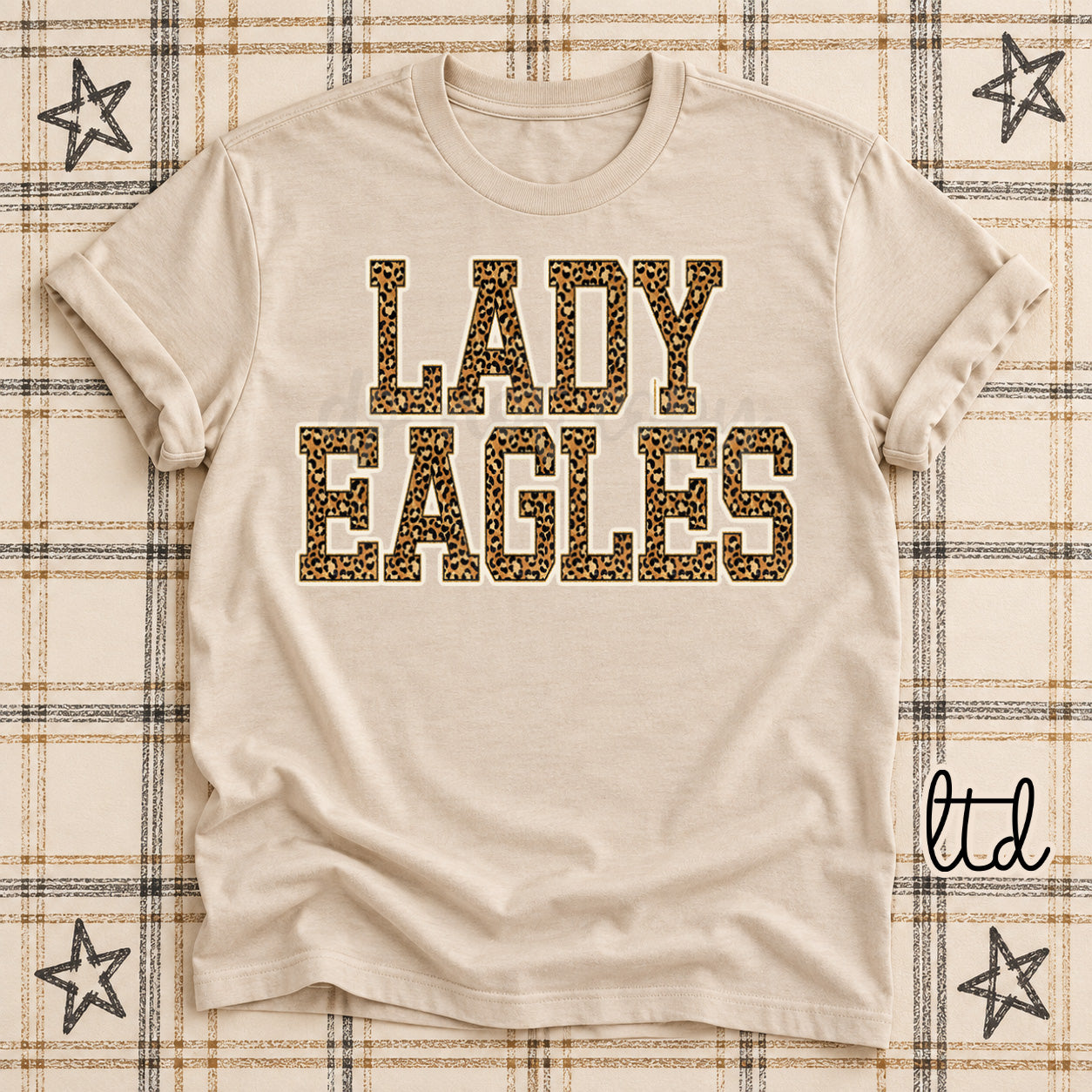 Dark Leopard Mascots Lady Eagles design