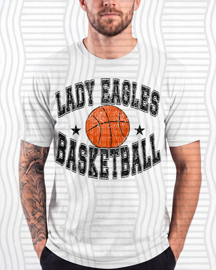 Lady Eagles Basketball Varsity Mascots DTF transfer
