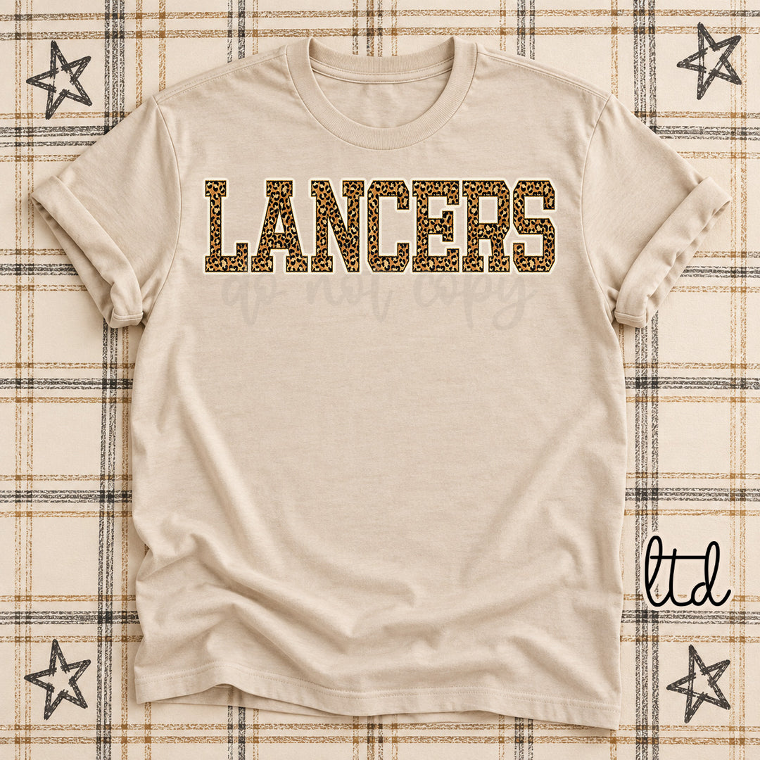 Lancers Dark Leopard Mascots DTF transfer