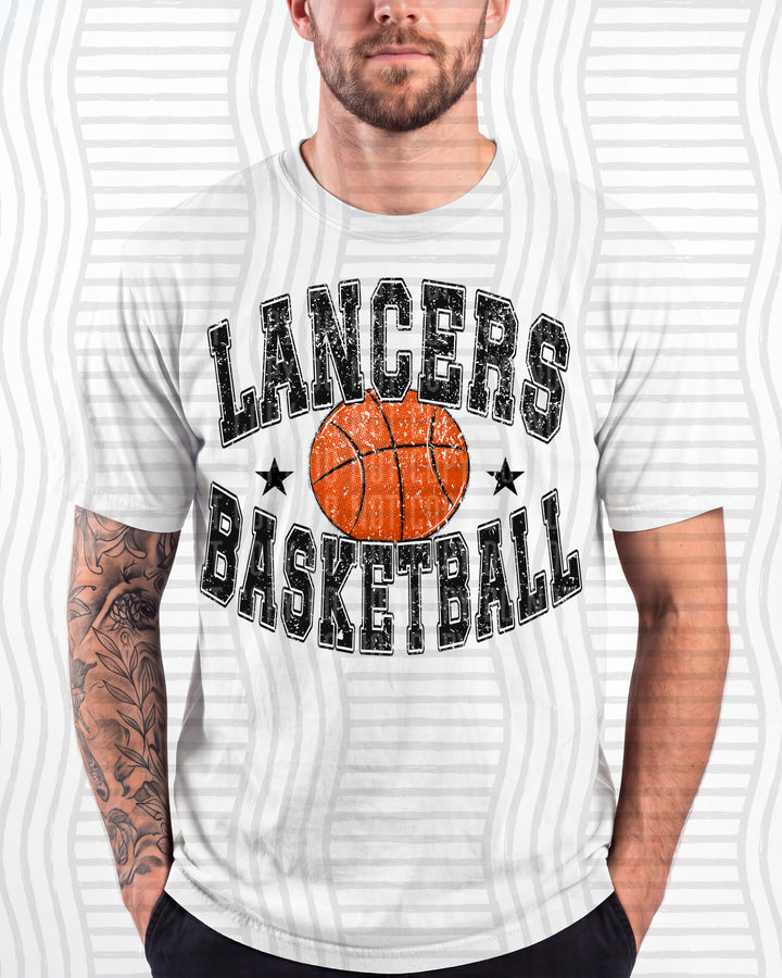 Lancers Basketball Varsity Mascots DTF transfer