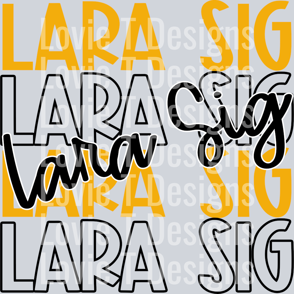 LARA SIG STACKED