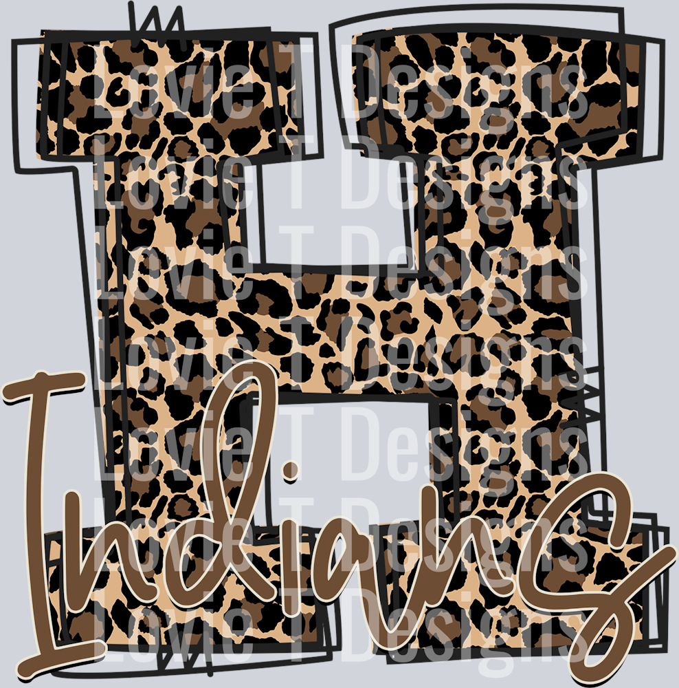 LEOPARD DOODLE H INDIANS