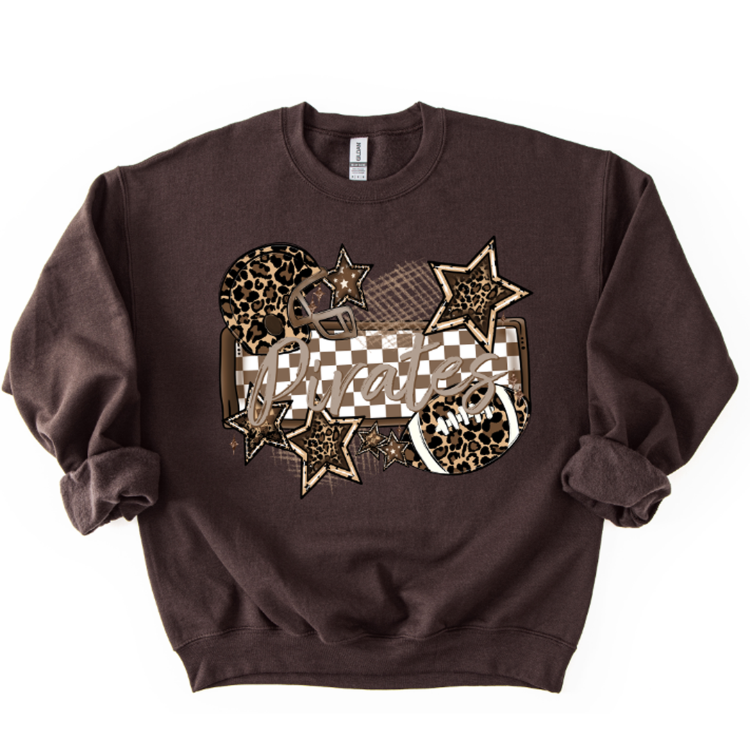 Leopard Football Pirates – DTF Transfer – product image