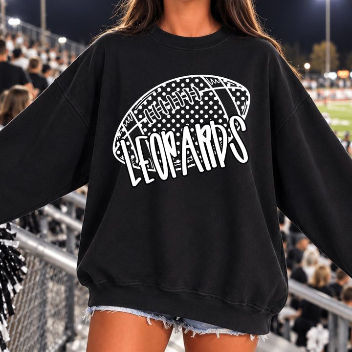 Polka Dot Football – Customizable DTF Transfer