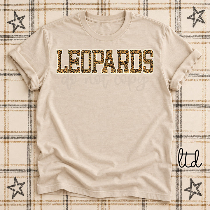 Leopards Dark Leopard Mascots DTF transfer