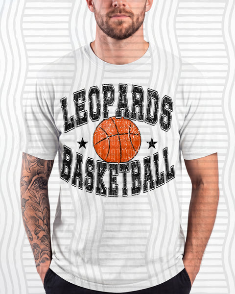 Basketball Varsity Mascots Leopards design