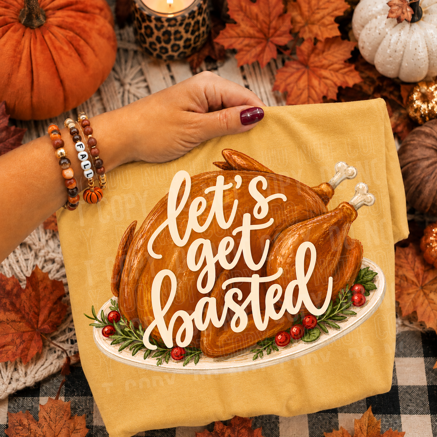 LETS GET BASTED mockup