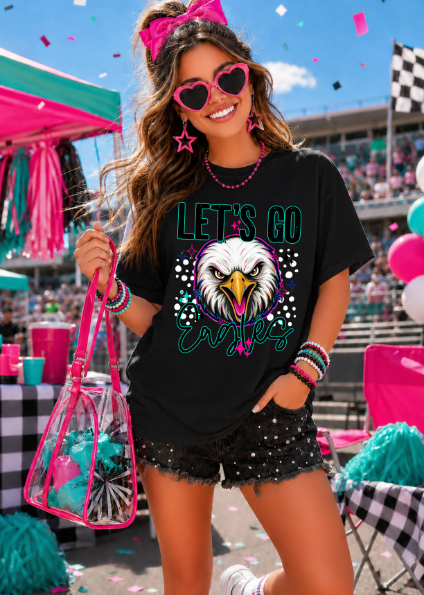 Let's Go Mascots Eagles mockup