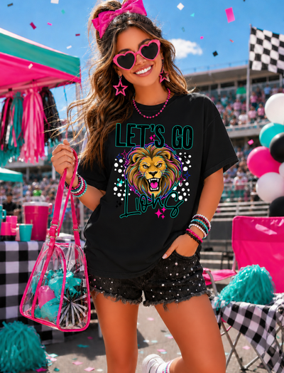 Let's Go Mascots Lions mockup