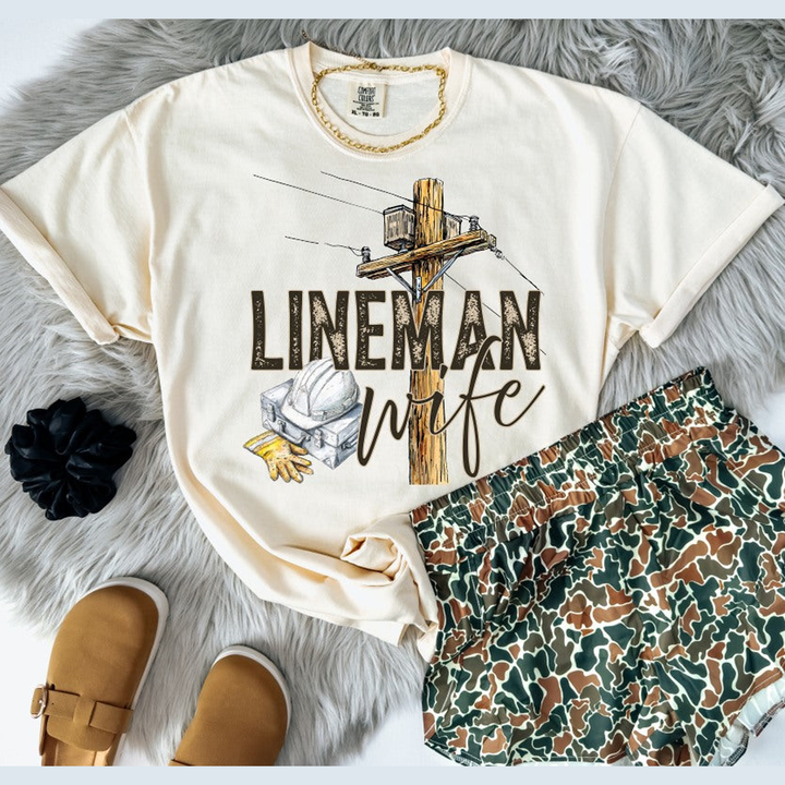 Lineman Wife – DTF Transfer – product image
