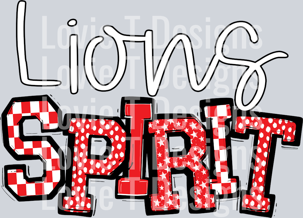 LIONS RED SO SPORTY SPIRIT