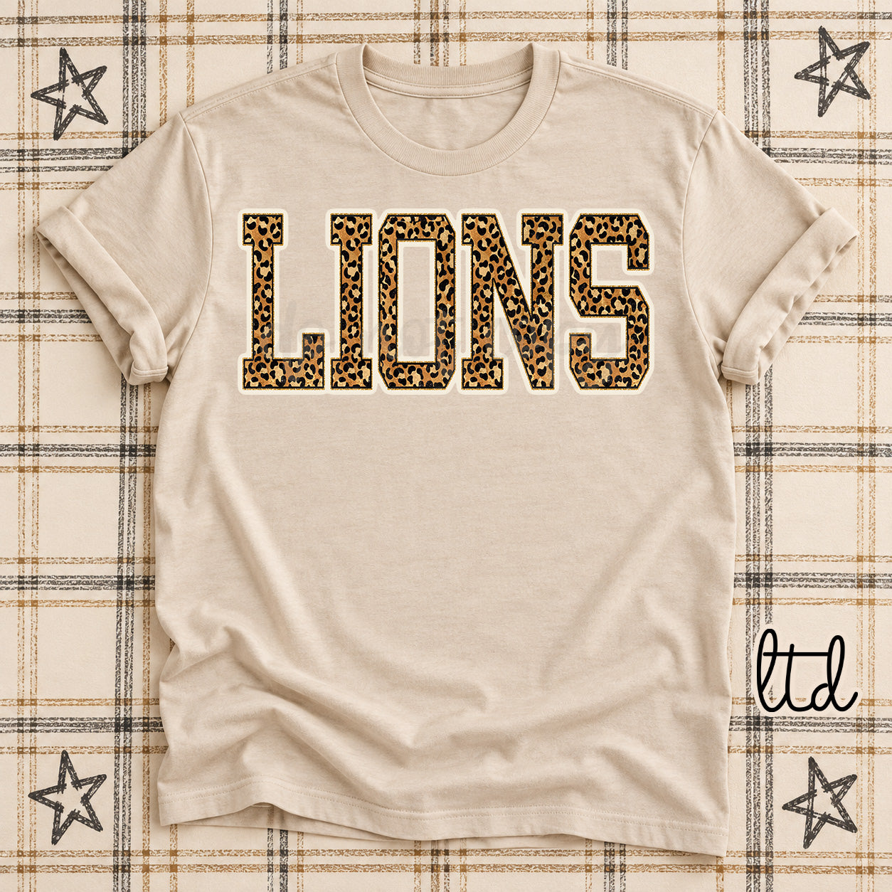 Dark Leopard Mascots Lions design