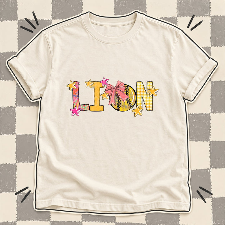 Lion Mixed Doodle Softball Mascots – Softball Brights DTF transfer mockup