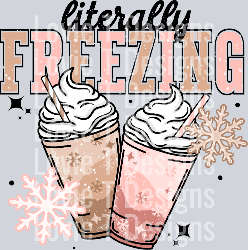 Literally freezing coffee