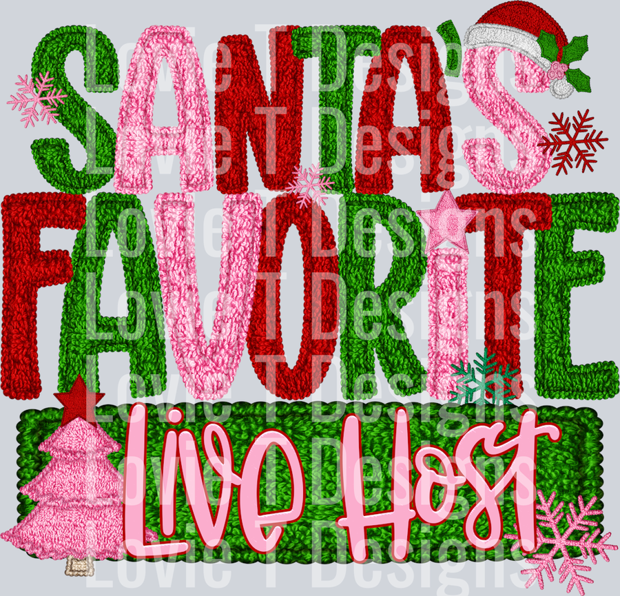 LIVE HOST SANTAS FAVORITE