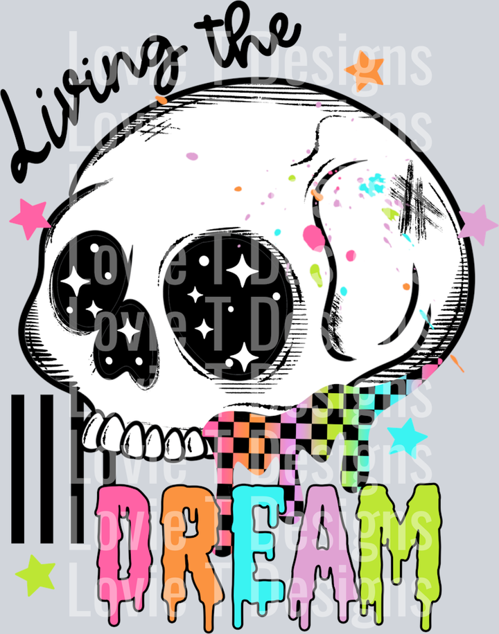 Living_The_Dream_For_Light_Shirts
