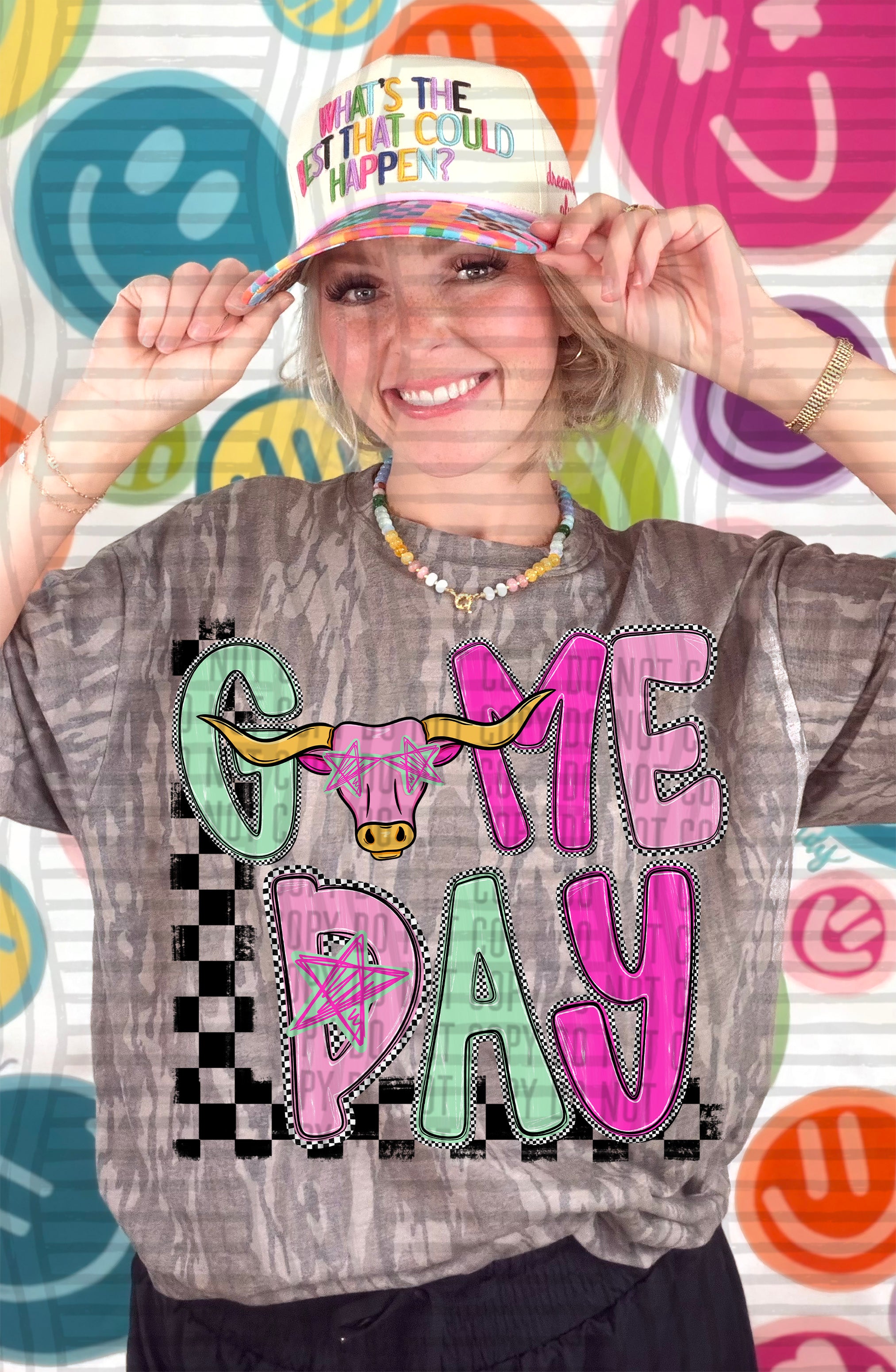 Game Day Starry Eyes Longhorns design