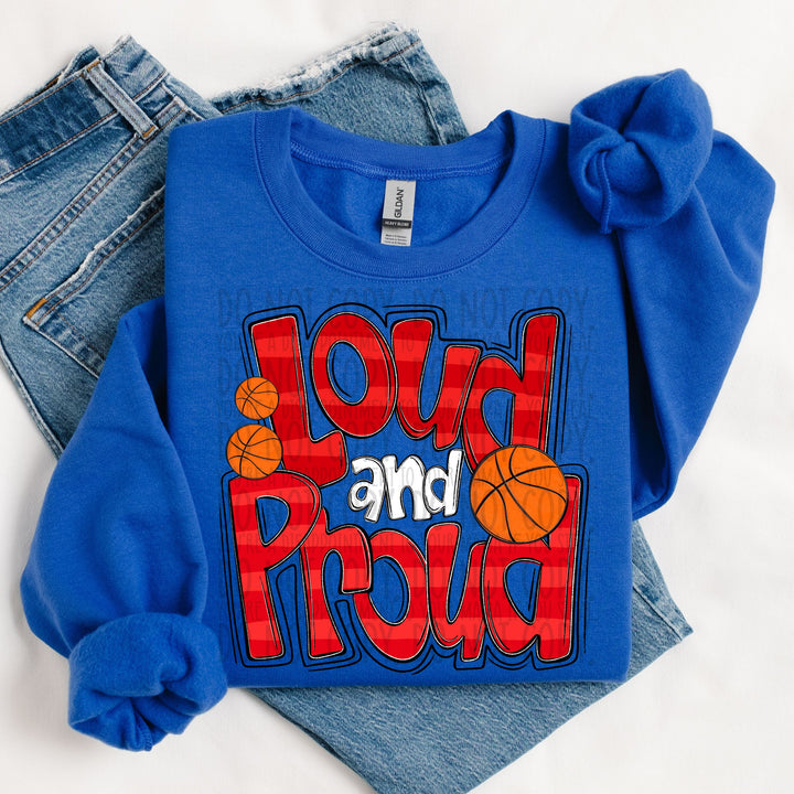 LOUD AND PROUD BASKETBALL RED
