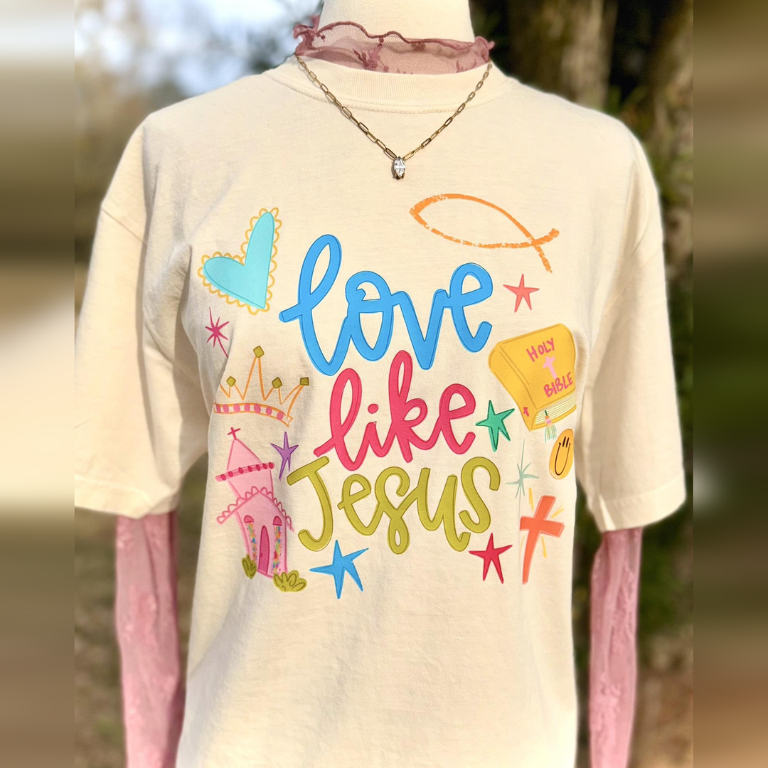 Love Like Jesus Collage – DTF Transfer