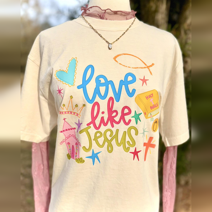 Love Like Jesus Collage – DTF Transfer